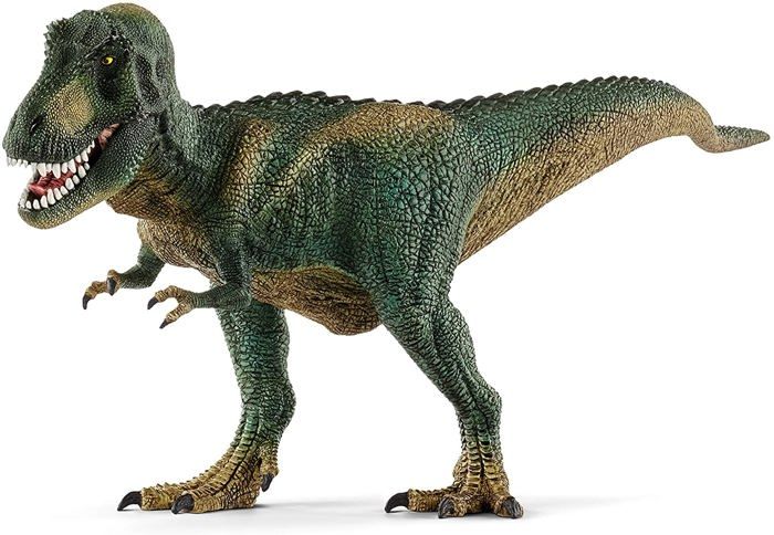Tyrannosaurus Rex Figure, Green, with Realistic Details, for Children Aged 4 and Over, SCHLEICH 14587 Dinosaurs