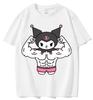 2026 New Fashion RoundNeck ShortSleeve TShirt Spring Summer Fitness Kuromi Muscle TShirt Unisex Trendy Top