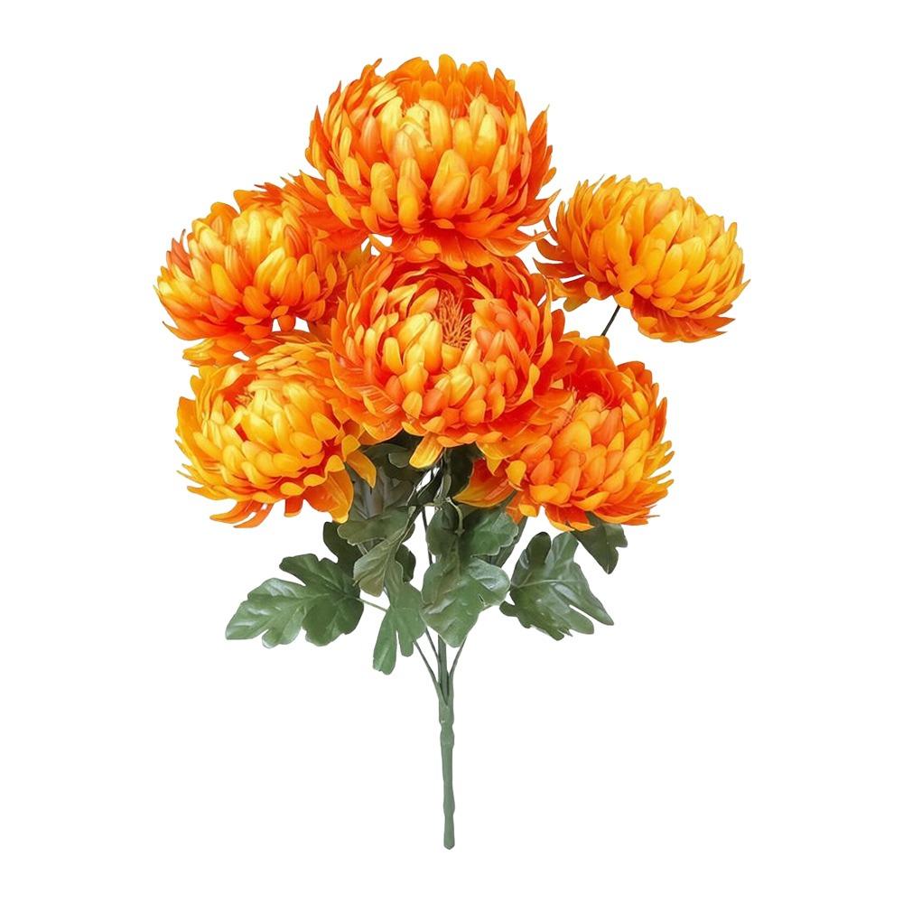7Head Artificial Flower DIY Flower Silk Chrysanthemum Bouquet Worship Supplies Floral Arrangement Flowers Bouquet