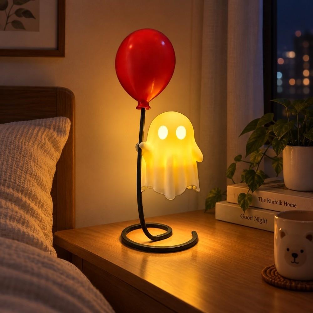 Halloween Vibe Spooky Ghost Night Light Courtyard Ornament LED Night Light party