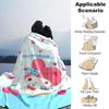 1pc My Melody Cherry blanket Lightweight Flannel Throw for Sofa Bed Travel Camping Livingroom Office Couch Chair