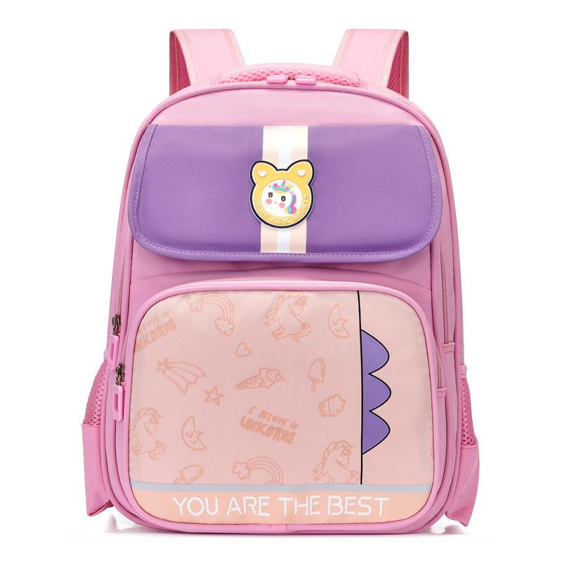 Stylish And Spacious Kids Backpack For Elementary Students In Grades 5 To 6 With Cartoon Patterns And Comfortable Design