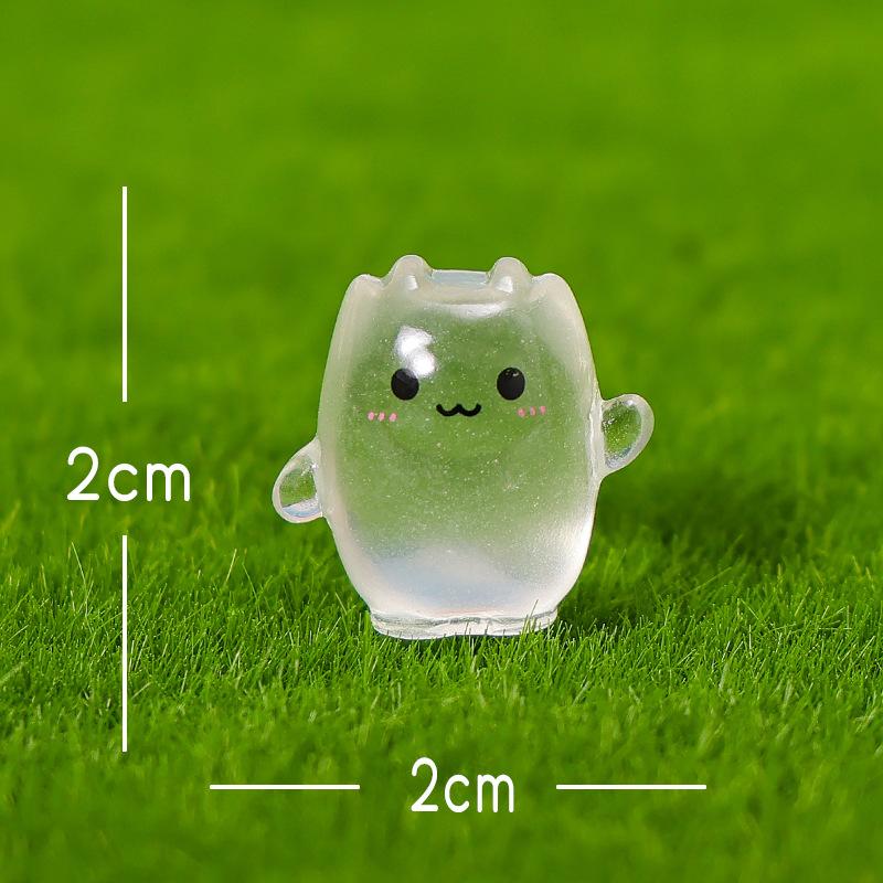 Μικρο-τοπίο Δημιουργικό Χαριτωμένο Φωτεινό Μικρό Ξωτικό Σπίτι Επιτραπέζιος Υπολογιστής Αυτοκίνητο Ρητίνη Χειροτεχνία Διακοσμητικά Μικρά Στολίδια