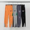 GALLERY DEPT Retro Ink-splashed Letter-printed Double-spliced Trousers Micro-flared Trousers, Men's and Women's Casual Sweatpants