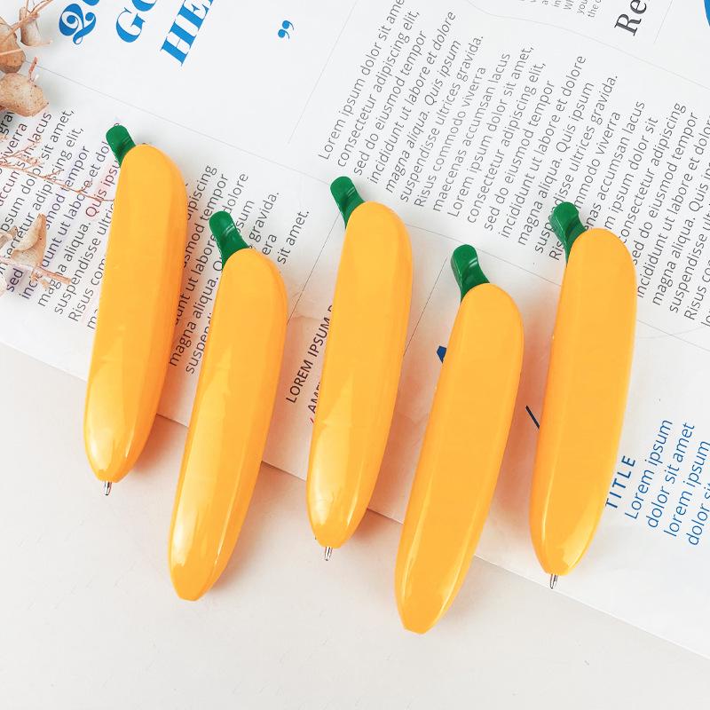 

Banana-Shaped Ballpoint Pens – Creative Stationery Gifts for Students Bullet 1.0 mm чёрный