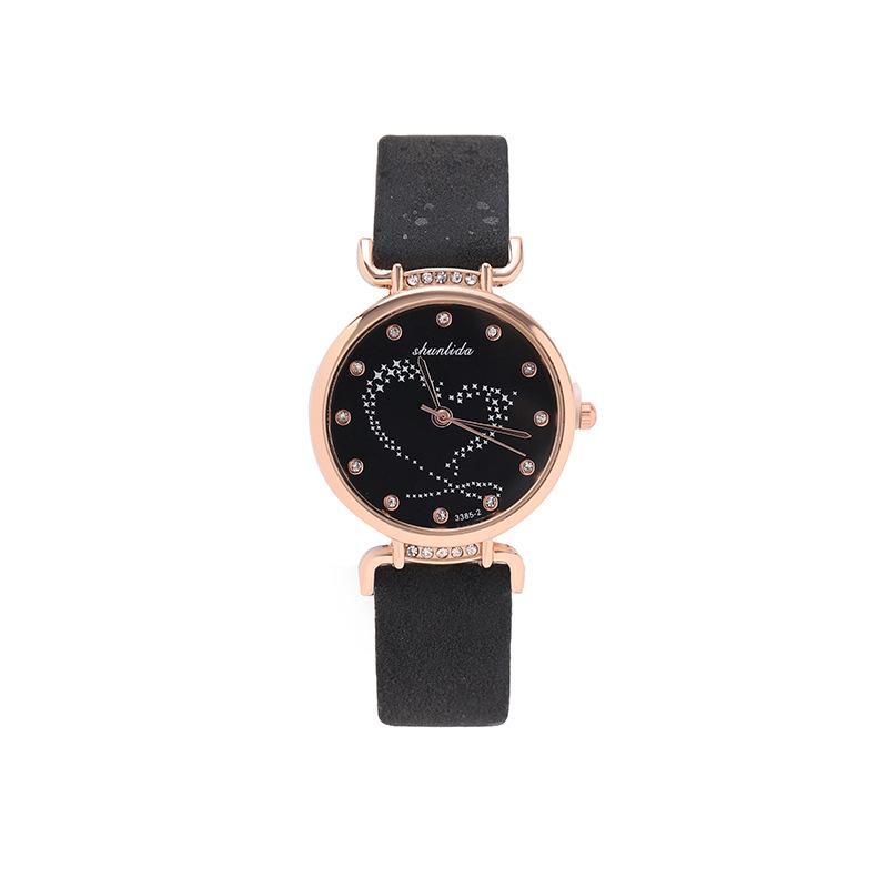 

Fashion Women S Watch Niche Simple Temperament Student Quartz Watch Women S Casual Watch чорний