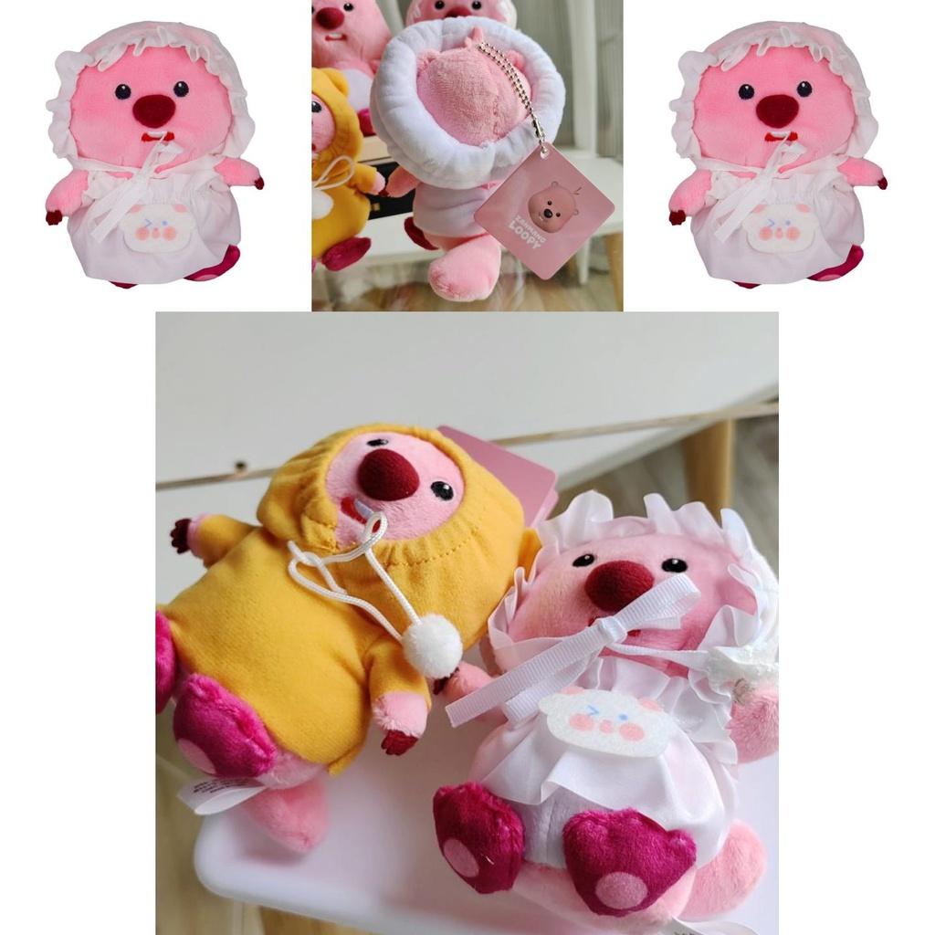 Weiches kuscheliges Loopy Pororo der kleine Pinguin Plüschtier Anhänger Schlüsselanhänger Weihnachtsgeschenk für Mädchen