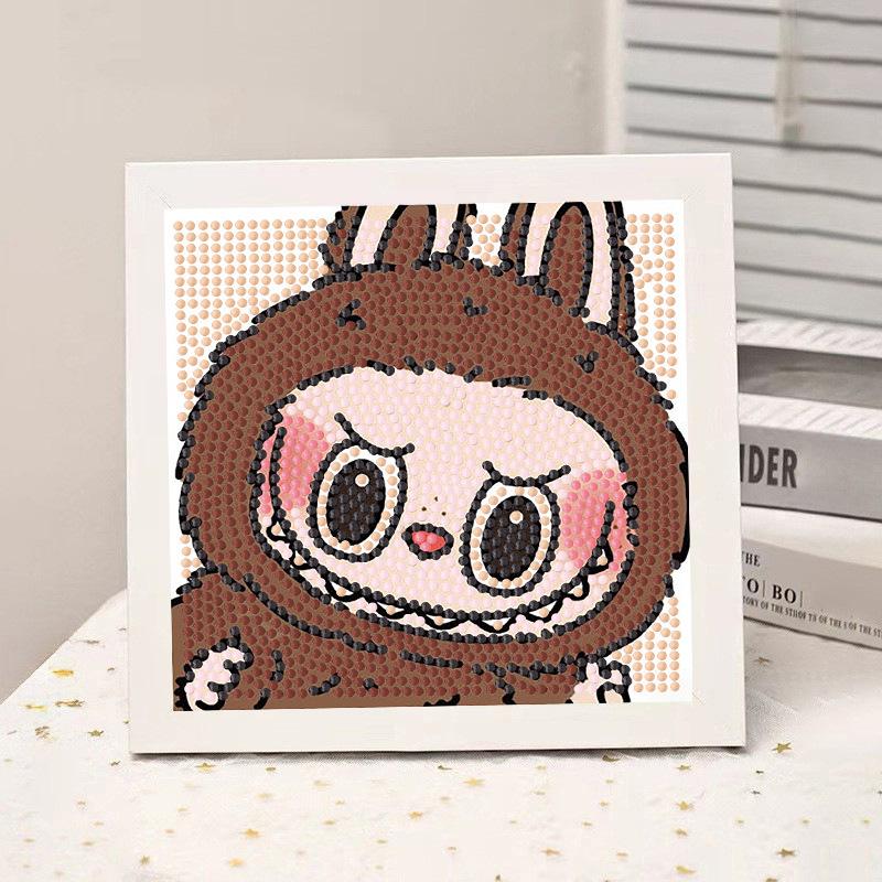 High-End Diamond Painting Diy Van Gogh Starry Sky Cat Creative Handmade Toy Table Decoration Diamond Painting With Frame
