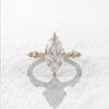 Jewelry, Classic Four-Claw Hand Inlaid Horse Eye Zircon Ring Valentine'S Day Gift For Women'S Qixi Festival