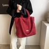 2025 new plush soft waxy shoulder bag underarm bag large capacity dual-purpose commuter portable tote bag