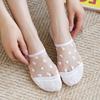 5 Pairs Spring/Summer Women's Breathable Mesh Dot Pattern Multi Color Boat Socks Suitable for Daily Wearing and Casual Socks