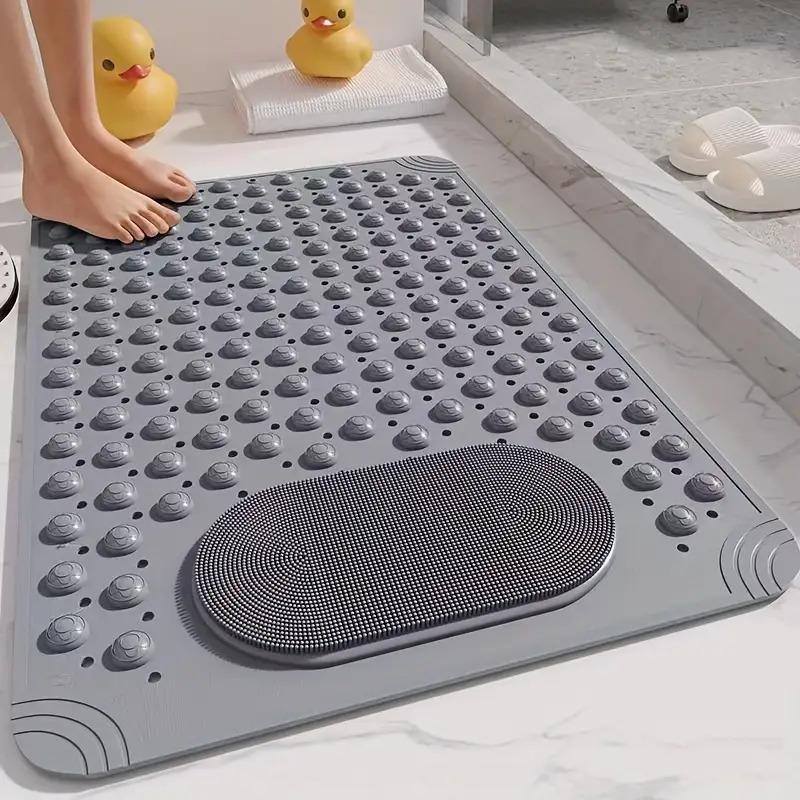 Non-Slip PVC Bath with Massage Nodes Thick Shower Safety, Durable PVC Bath Accessories Suitable for Bath  Shower