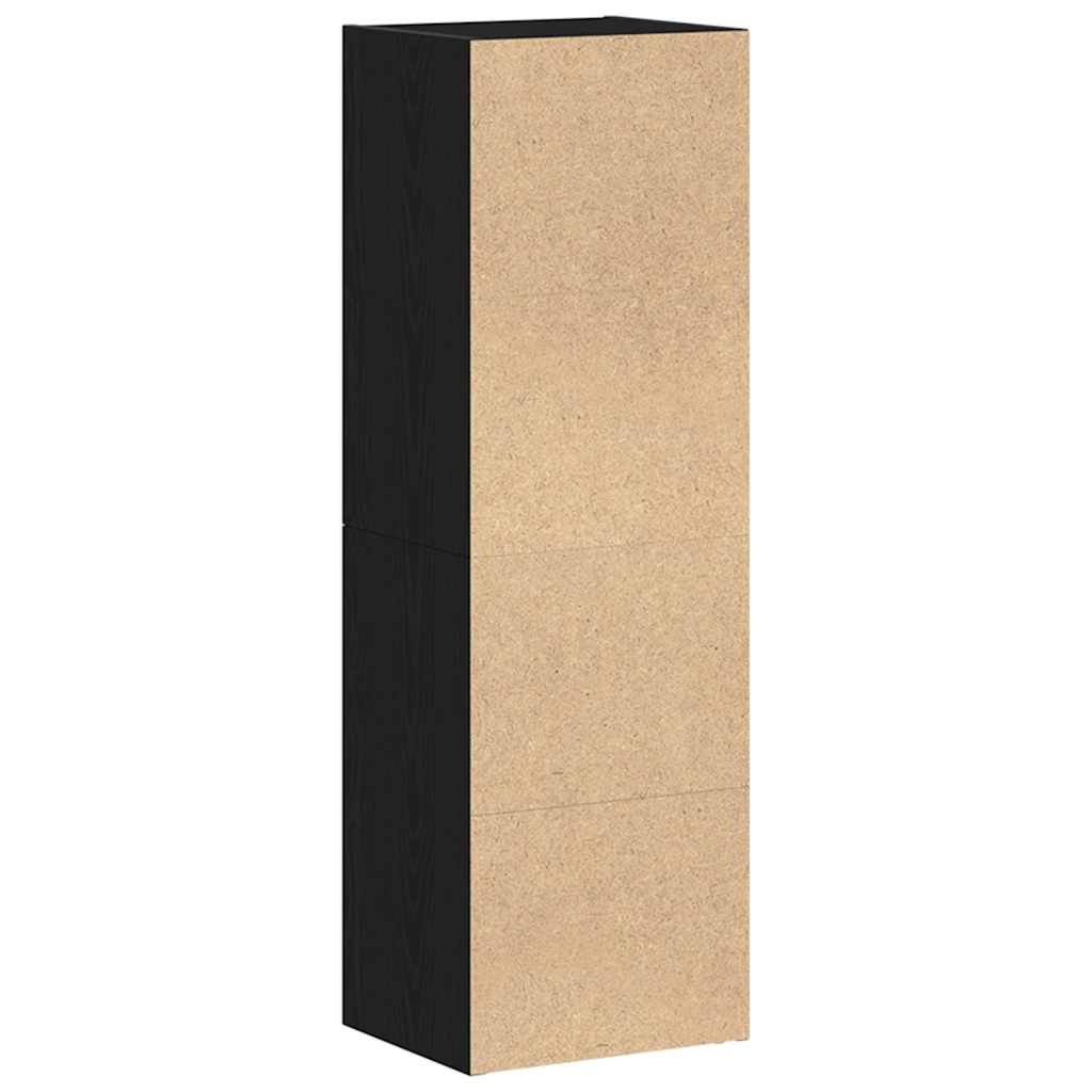 Bookshelf Black Oak Look 36 x 30 x 114 cm Engineered Wood