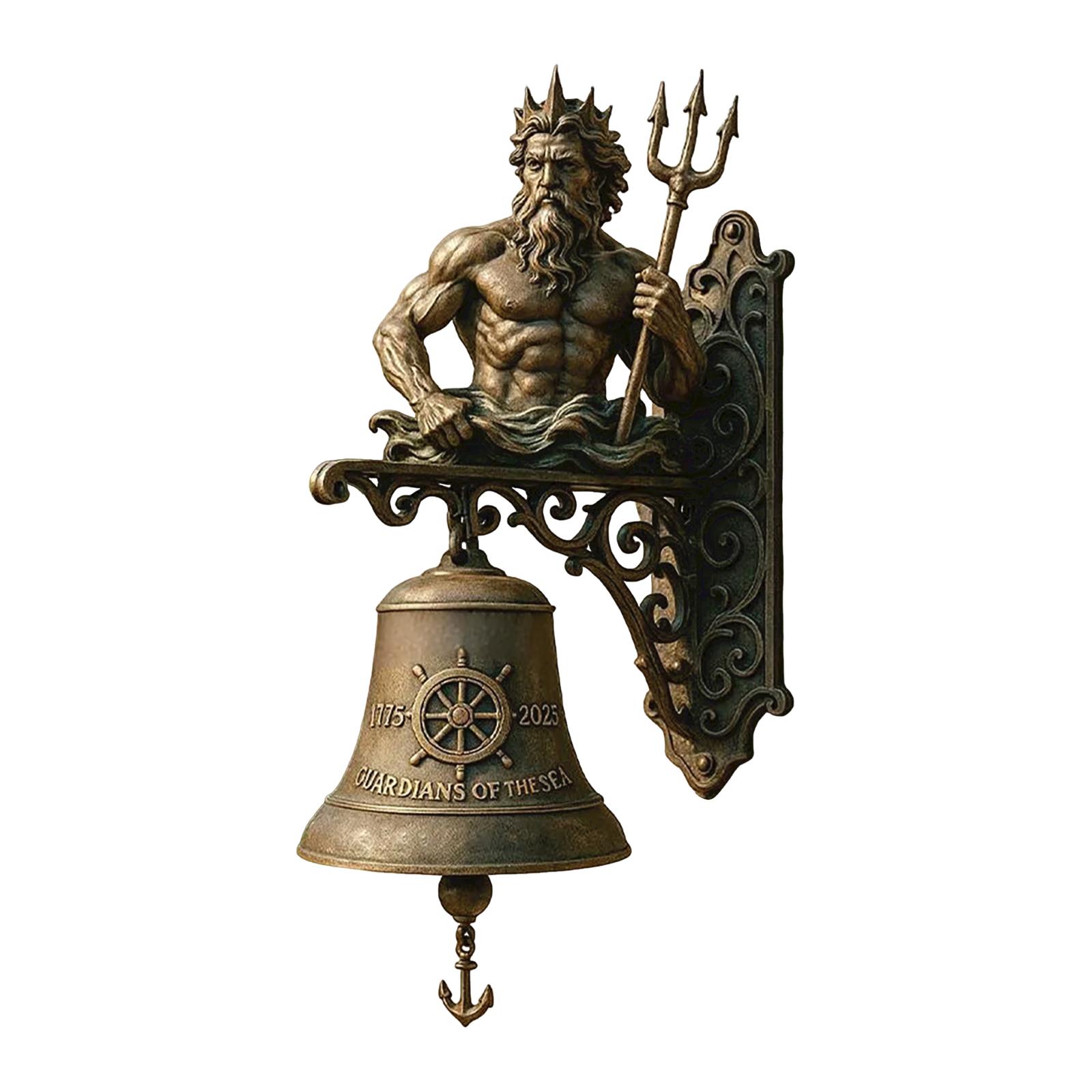 

Посейдон охраняет дверной звонок ВМС США One Size