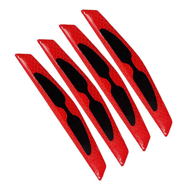Car Side Anti-Collision Stripe - Protects Door Handle, Rearview Mirror, and Prevents Scratches. Reflective Warning Sticker for Bump Prevention.