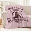 Fashion Trend J-Juicy C-Couture Blanket Soft Comfortable Nap Plush Suitable Iiving Room Office Bedroom Birthday Home Kid Gift