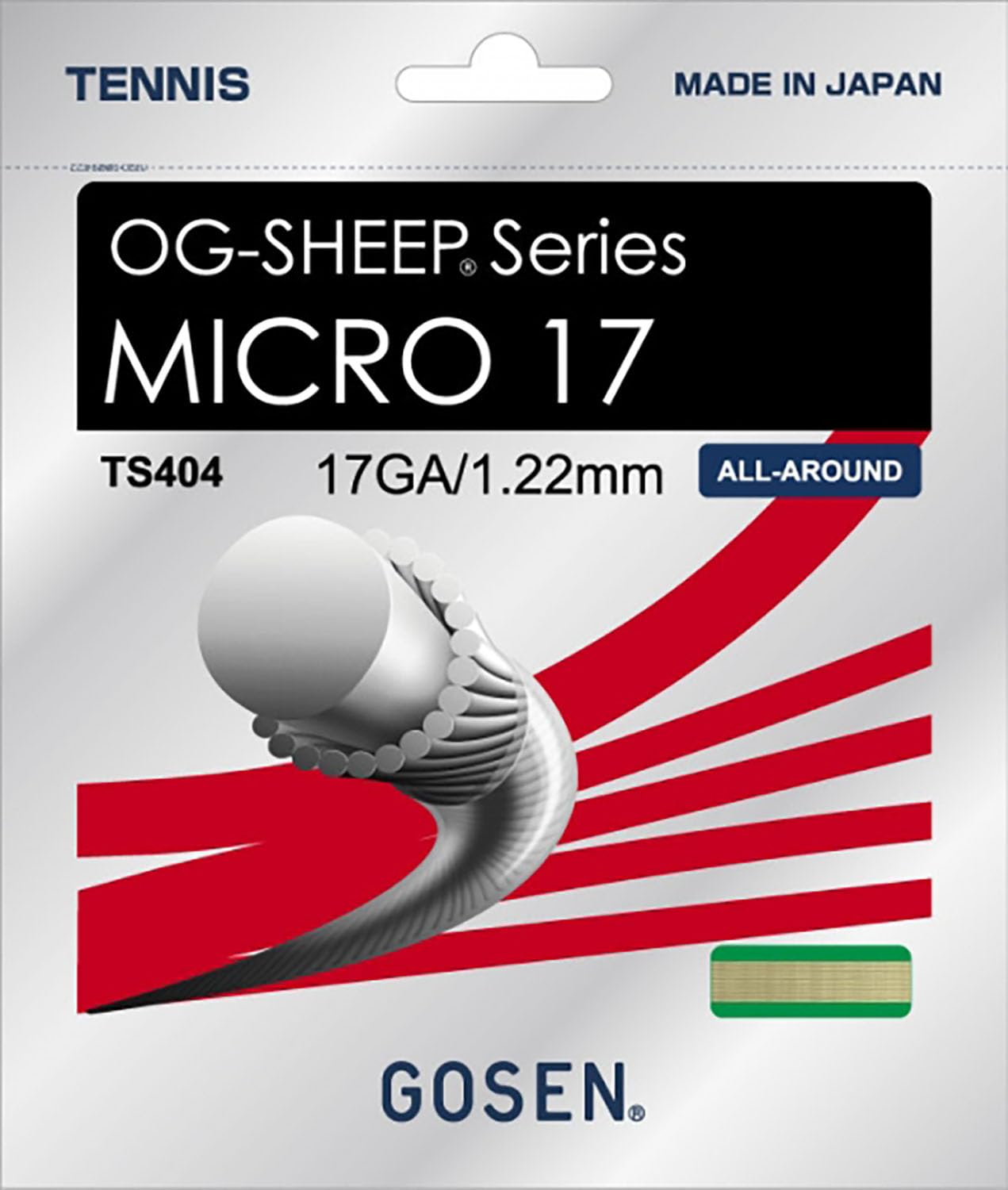 GOSEN MICRO 17 string tennis string TS404