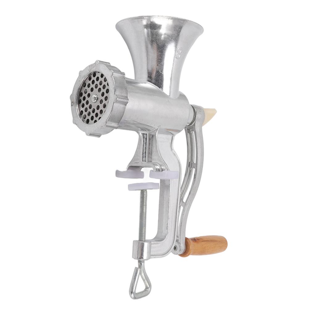 Meat Grinder Aluminum Alloy Long Handle Incisive Cutting Sausage Making Mincer for Cooking