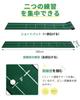 Golf Practice Putting Practice Mat for Improved Putting Distance Hallway Includes Putting Storage and Golf Set Mat, Mat, Technique, Training, Quiet,