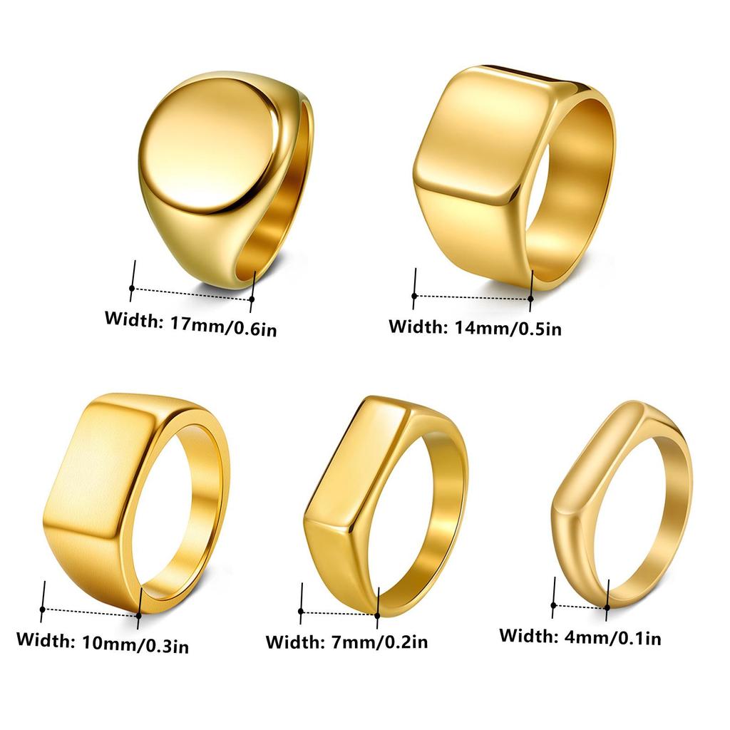 Versatile Fashionable Stainless Steel Men's Ring