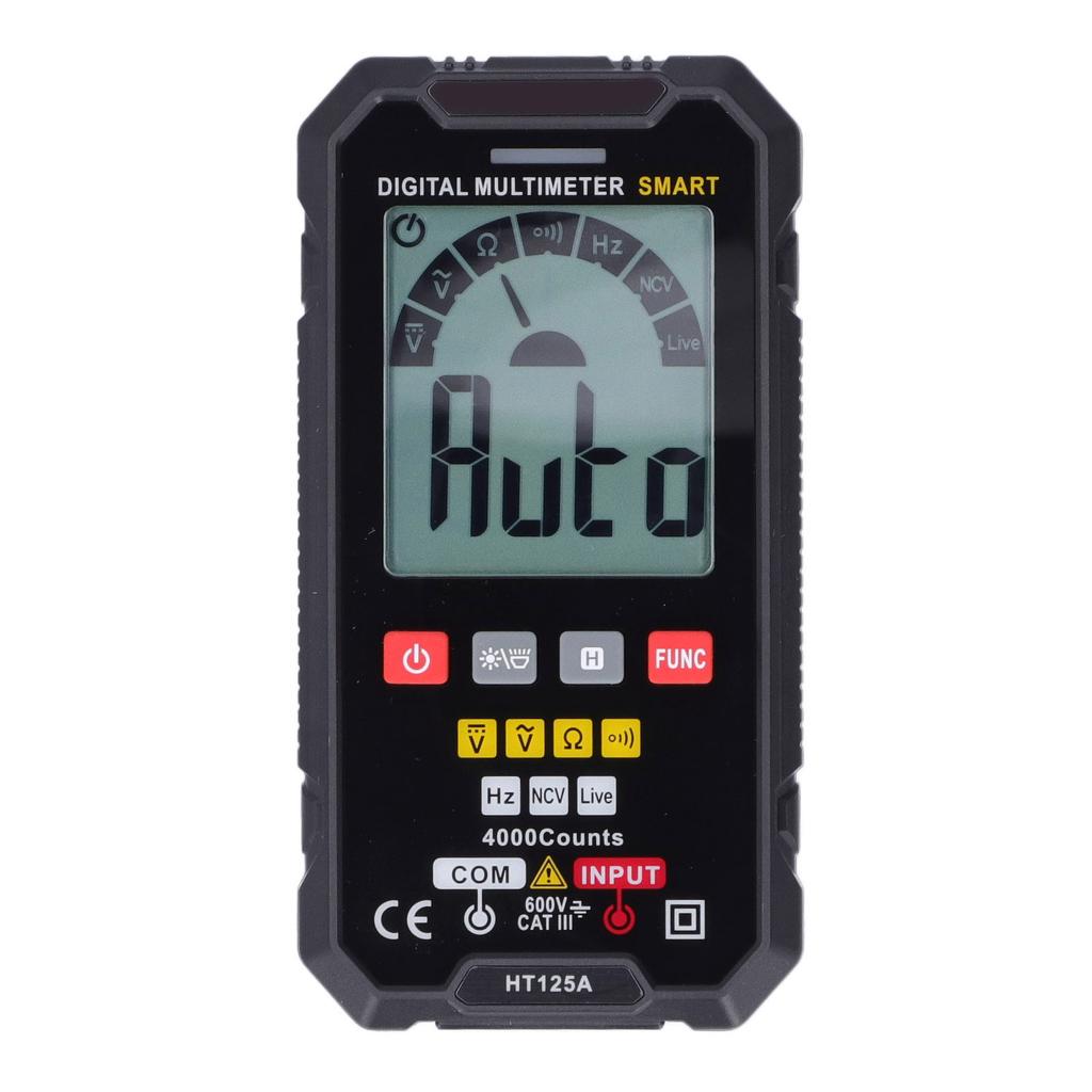 HT125A Multimeter Portable Digital Display Smart Voltage Meter for Industry Factory Home
