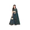 Set Lehenga Choli Tradizionale Designer per Bambina con Manica Suppar