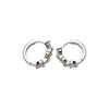 Cute Zirconia Heart Geometric Ear Cuff Earrings - Sweet and High-End Accessories for Women