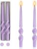 Spiral Taper Candles - 10 Inch Long  Unscented Candle Sticks Twisted Candles for Dinner Decor Housewarming Gift Idea 2pcs