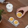 Guanshan Portable Ceramic Kung Fu Tea Set