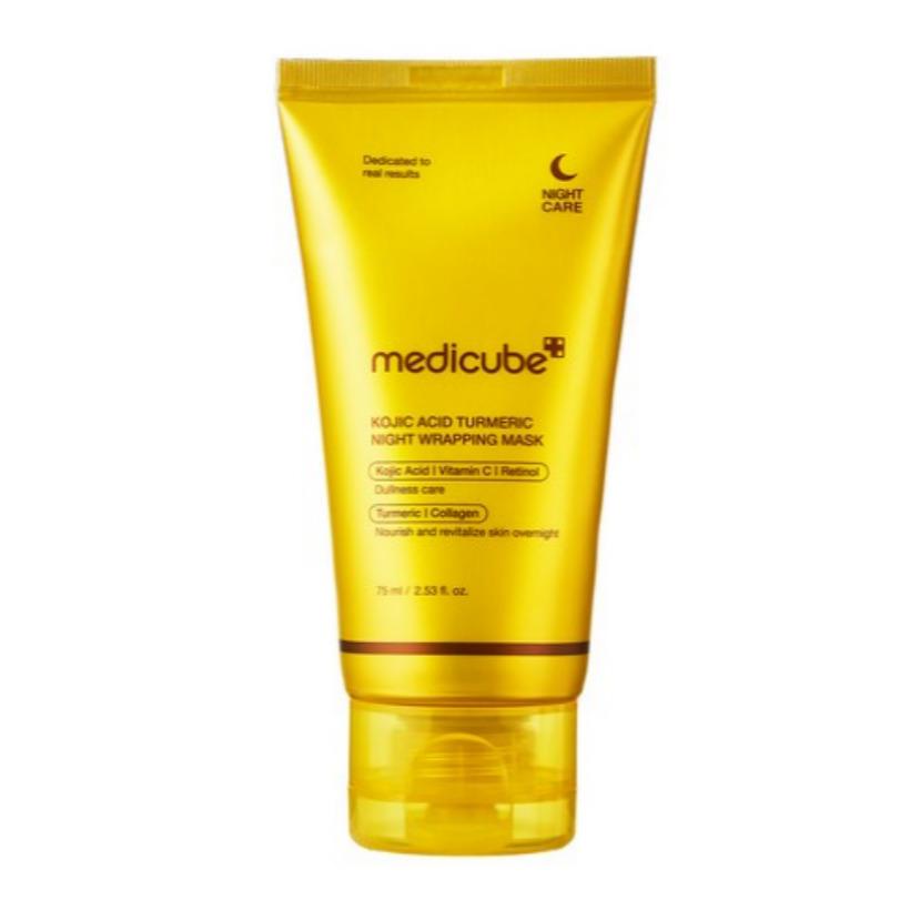 MEDICUBE Kojic Acid Turmeric Night Wrapping Mask 75ml Korea Beauty
