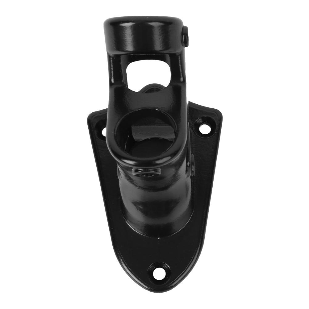 Stainless Steel Outdoor Flagstick Bracket Fixing Support Base Accessory for Flags Black