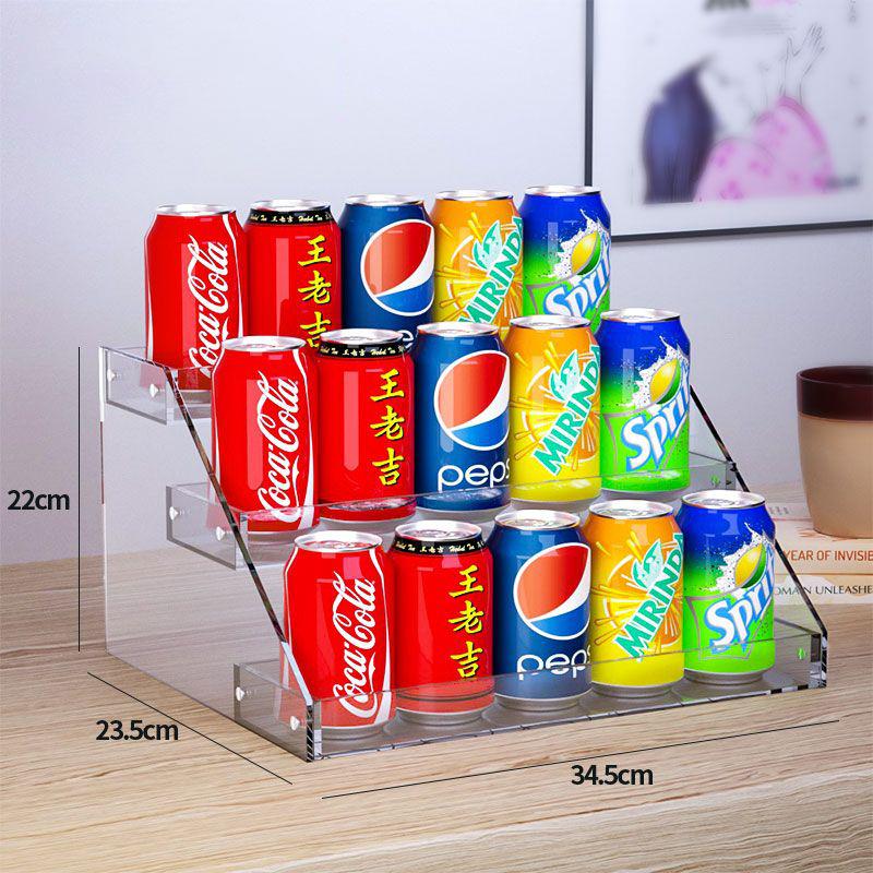 Clear Acrylic Supermarket Convenience Store Table Counter Cigarette Shelf Display Chewing Gum Rack Drink Snacks Display Stand