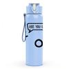 1PC Are You Ok Stick Figure Print 750ml Color Plastic Sports Water Bottle Leakproof Flip Straw Lid Suitable for Sports Office Home Use