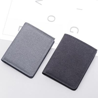Newest Fashion Men Short Wallet Coin Purse Wallet Men'S Purse Coin Pouch Card Holder Short Vertical Canvas Wallet Mens Purse