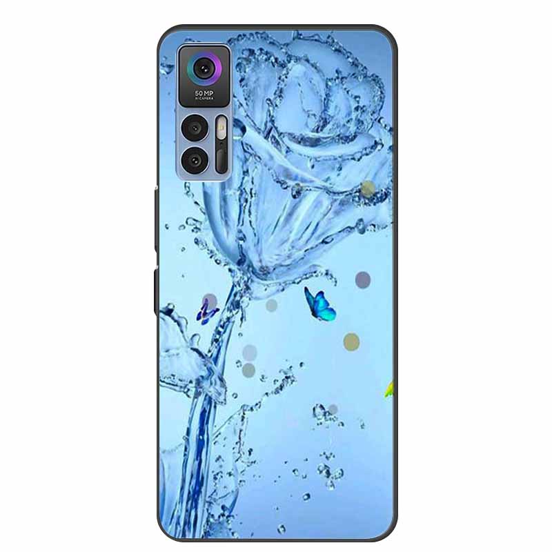 For TCL 30 Plus Case Luxury Soft Silicone Back Cover Phone Case for TCL 30 SE Coque TCL 30 5G for TCL 30+ Protector T676J Fundas