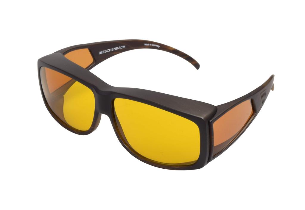 ESCHENBACH Wellness Protect Yellow Over-the-Eye Sunglasses, Small, Lens, 1663-815
