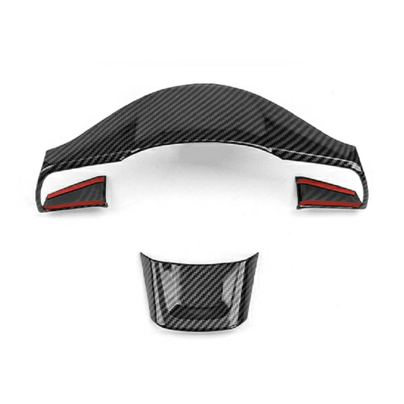 For Hyundai IONIQ 5 2025 LHD RHD Carbon Fiber Steering Wheel Switch Button Trim Frame Car Interior Styling Decor Accessories