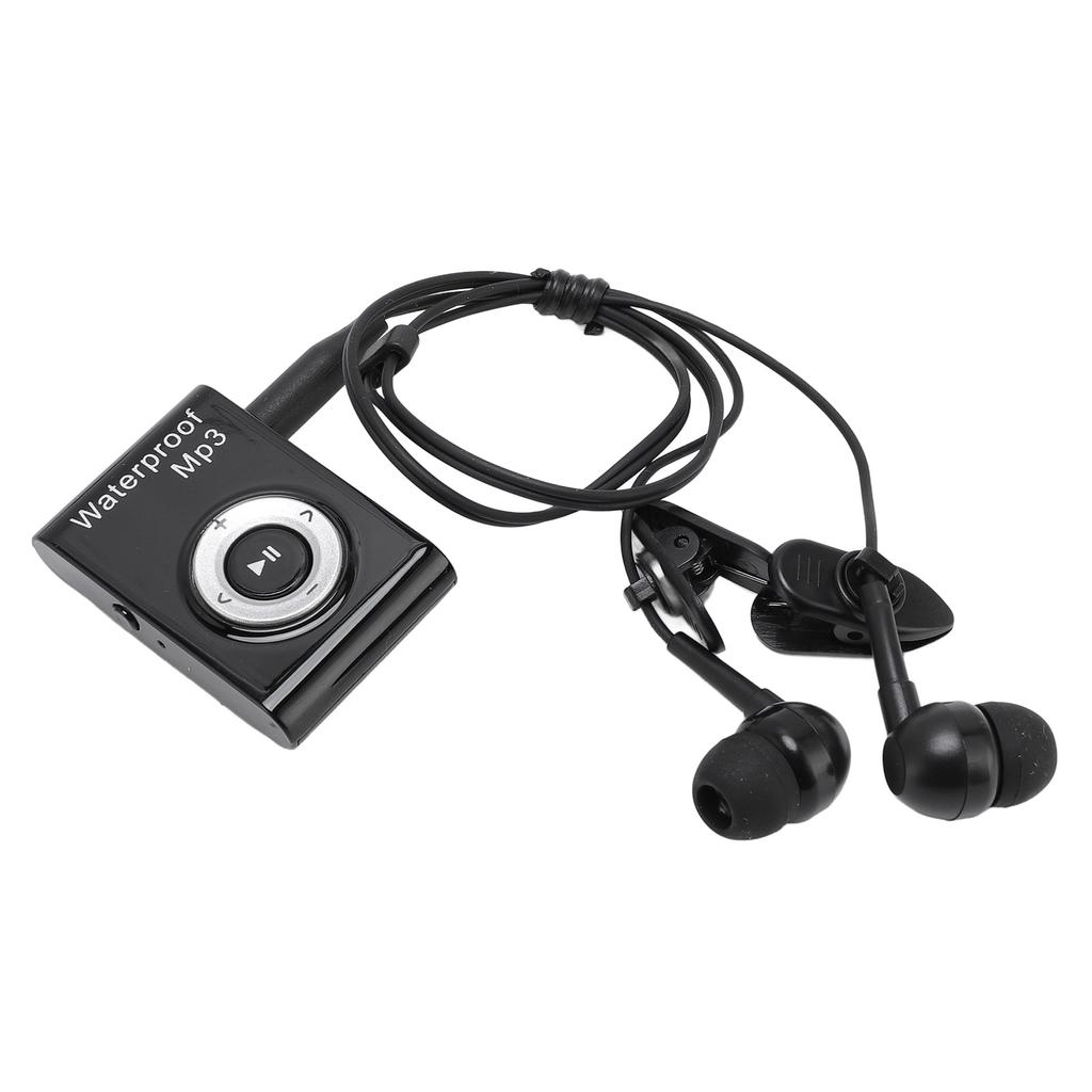 Swimming MP3 Player 8GB Memory Multifunctional Portable Underwater Music Player with Headphone for Diving Surfing