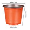 100pcs 10cm Seeding Nursery Pot Soft Plant Nursery Pots Flowerpot Plastic Grow Box Home Garden Planting Accessories