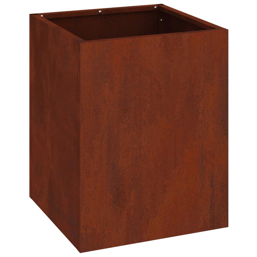 Garden Planter Weatherproof Steel 32 X 32 X 40 Cm