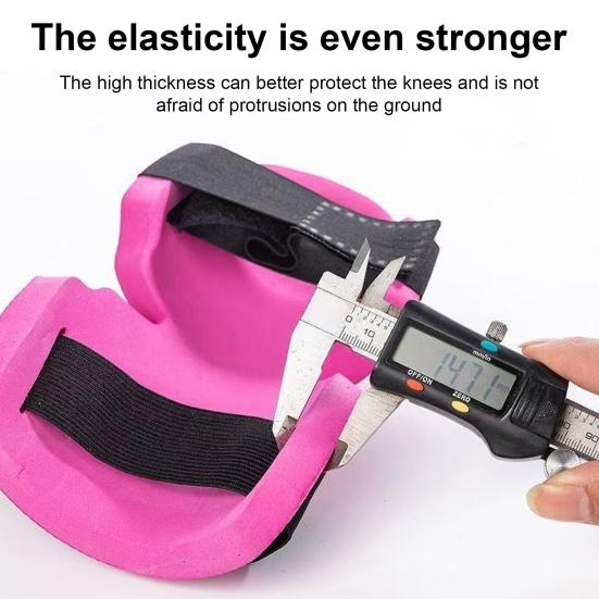 Gardening Knee Pads for Women Men Foam Knee Protectors Knee Protection Pad with Adjustable Straps for Gardening Roofing