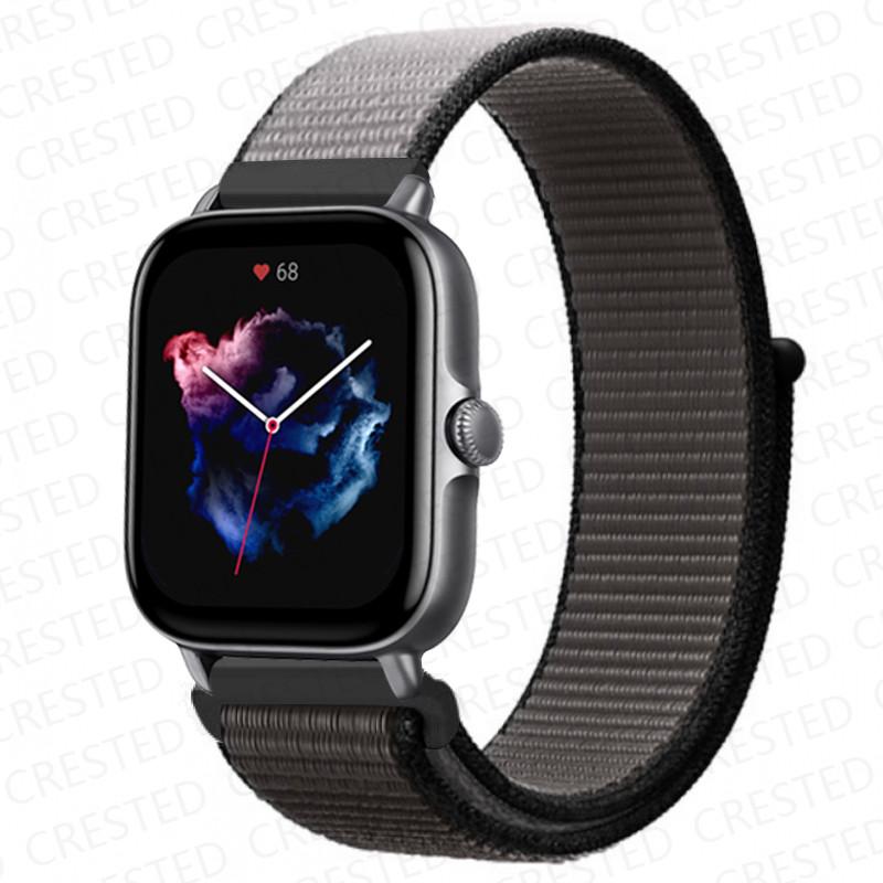 20mm 22mm Watch Band For Amazfit GTS/2/2e/4/3/mini GTR 4/2/3/Pro 47mm stratos 3 Nylon Bracelet pulseira correa Amazfit bip strap