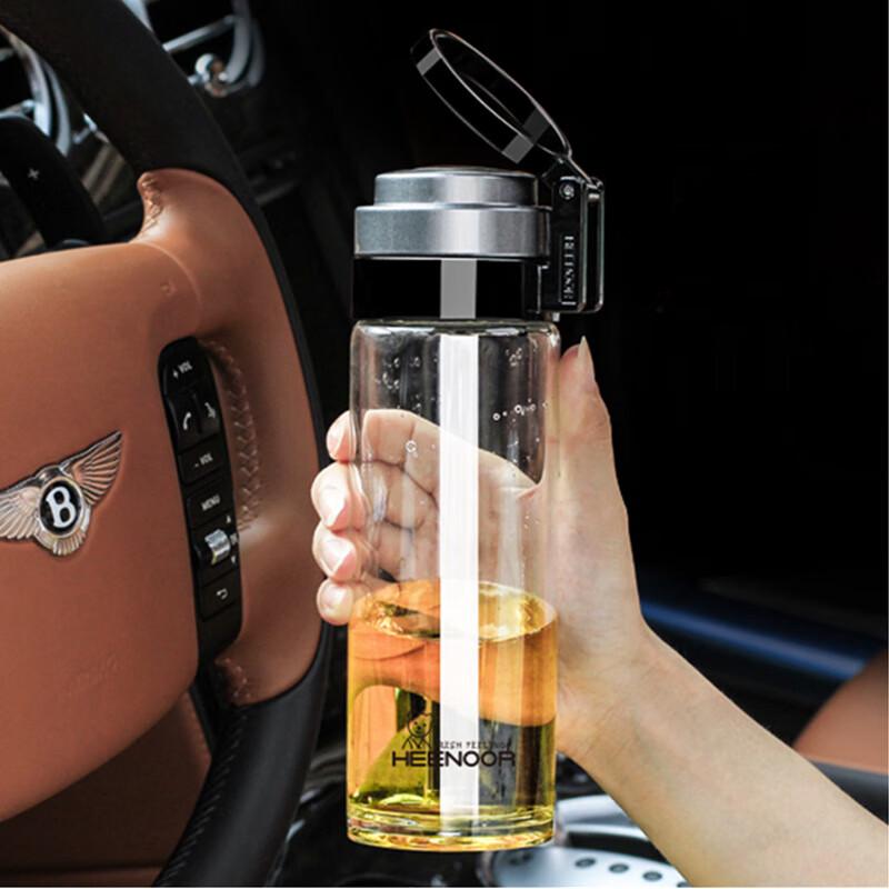 

XN-6076 Portable Tempered Glass Water Bottle