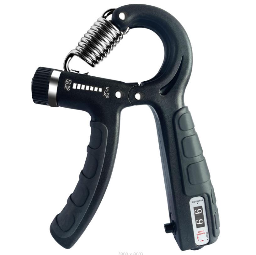 

Muscle Exercise Device Arm Strength Device Wrist Strength Device Adjustable Counting R-type Grip Strength Device чёрный