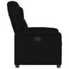 Vidaxl Foldable Armchair, Black, Upholstered In Fabric