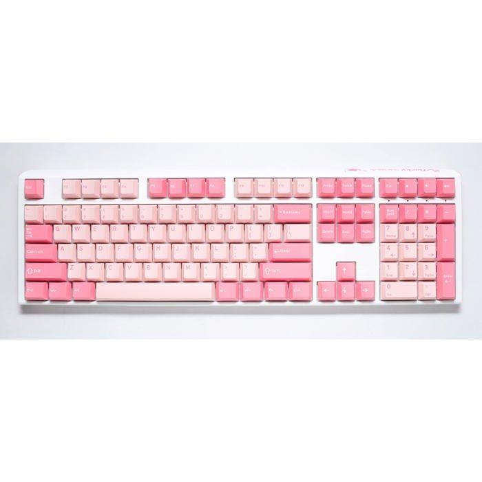 Clavier de jeu - DUCKY - One 3 Gossamer Pink - Mécanique - Rétroéclairé - Touches personnalisables