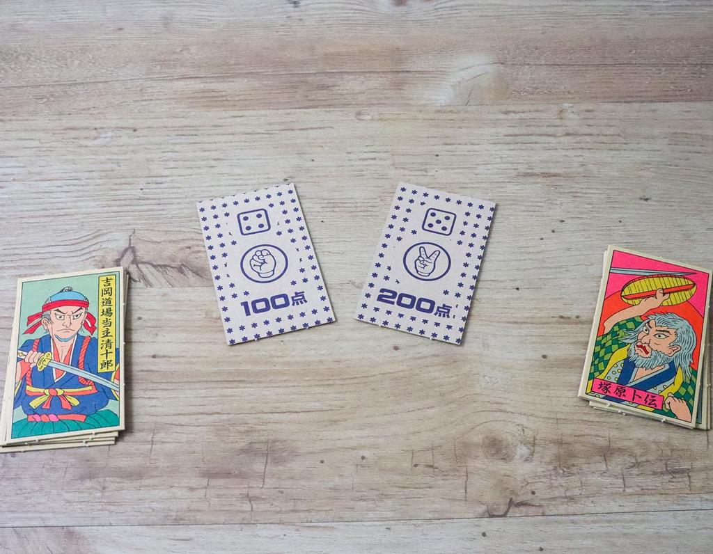Traditionelles quadratisches Menko-Spielzeug, hergestellt in Japan, 10 Stück (10 Sätze) für gewerbliche Nutzung