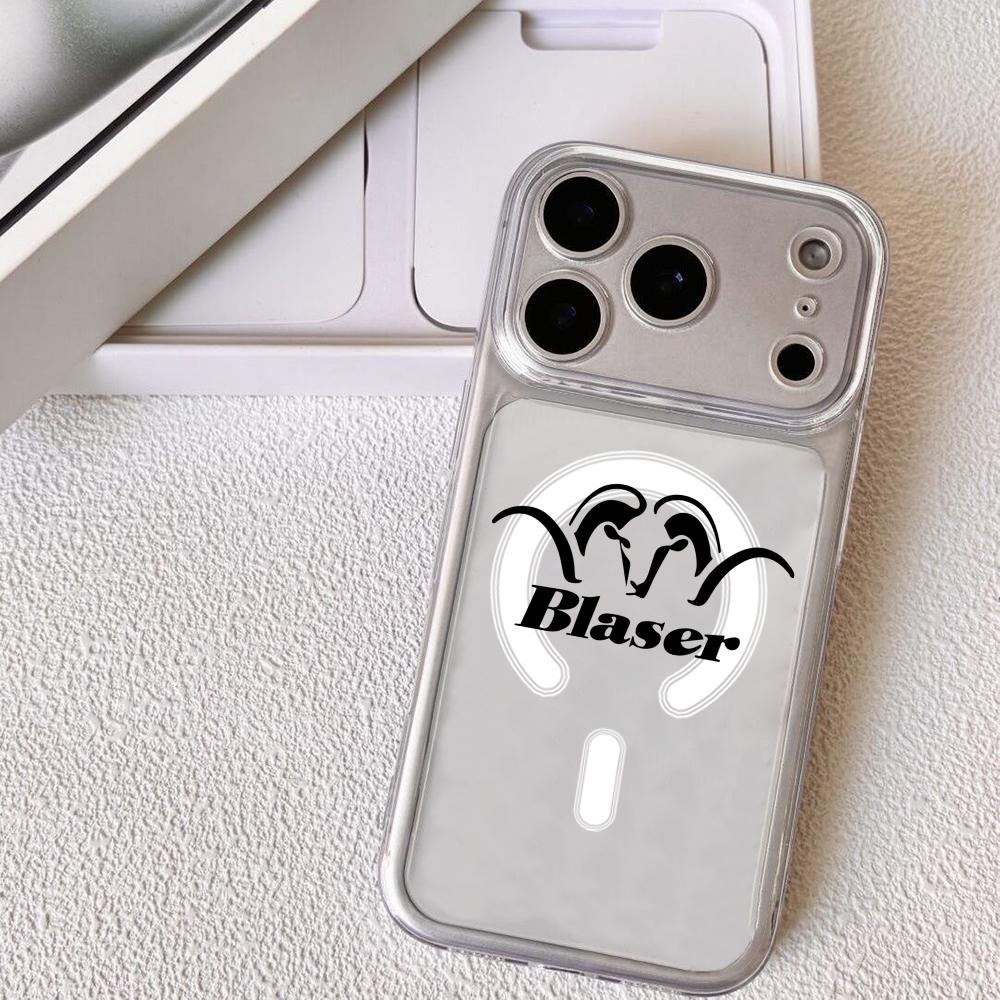 

B-Blaser Usa Rifles Police Phone Case For iPhone 17 16 15 14 13 12 Pro Max Plus With Magnetic Crystal Clear Case Wireless Charge iPhone 13