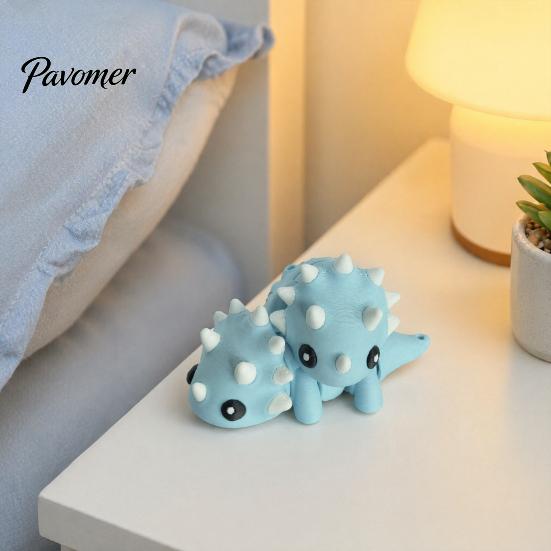 Spielbarer Dinosaurier-Stressball 3D-gedrucktes Fidget-Spielzeug, Niedliche bewegliche flexible Figur, Kindgerechtes Spielzeug Bewegliches Mini-Tier Entlastung Sensorisch