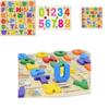 Quality Children Wooden Toy Alphabet Jigsaw Puzzle Educational Gift**